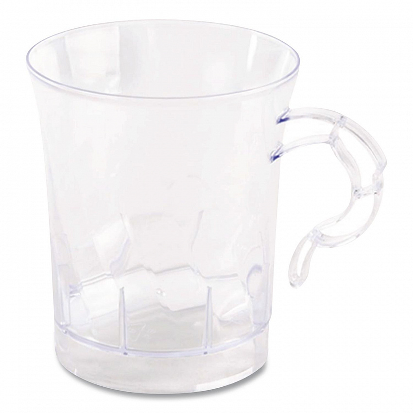 Classicware Coffee Mug, 8 oz, Clear, 192/Carton (CWM8192)