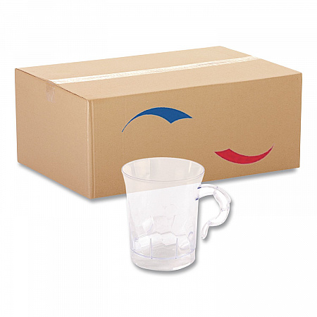 Classicware Coffee Mug, 8 oz, Clear, 192/Carton (CWM8192)