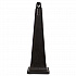GroundsKeeper Cigarette Waste Collector, Pyramid, 1 gal, 12.25 x 39.75,  Black (257088BLA)