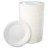 Dart Quiet Classic Laminated Foam Dinnerware, Plate, 10.25" dia, White, 125/Pack, 4 Packs/Carton (10PWQR)