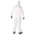 DuPont Tyvek Elastic-Cuff Hooded Coveralls w/Boots, White, X-Large, 25/Carton (TY122SXL)