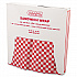 Grease-Resistant Paper Wraps and Liners, 12 x 12, Red Check, 1,000/Box, 5 Boxes/Carton (057700)