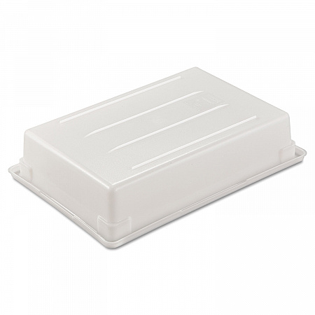 Food/Tote Boxes, 8.5 gal, 26 x 18 x 6, White, Plastic (3508WHI)