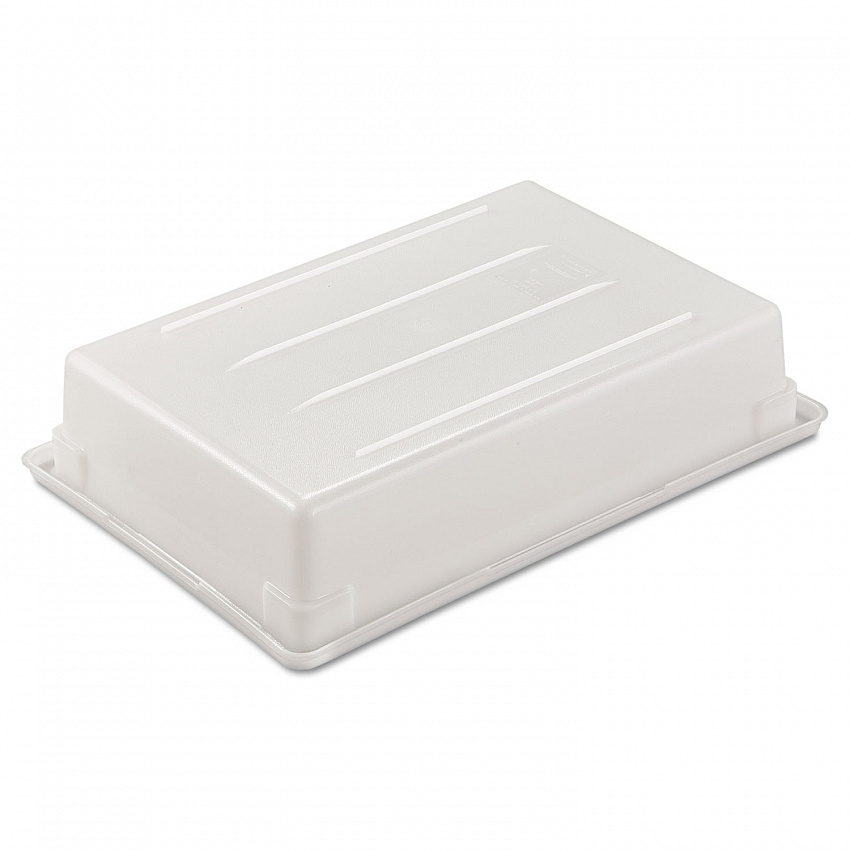 Food/Tote Boxes, 8.5 gal, 26 x 18 x 6, White, Plastic (3508WHI)