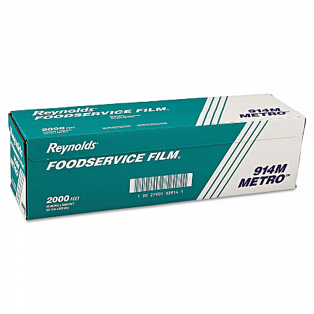 Metro Light-Duty PVC Film Roll with Cutter Box, 18
