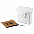 Sanitary Napkin Receptacle with Rigid Liner, Plastic, White (614000)