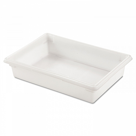 Food/Tote Boxes, 8.5 gal, 26 x 18 x 6, White, Plastic (3508WHI)