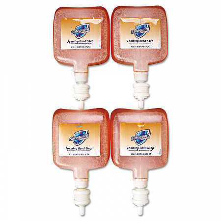Antibacterial Foam Hand Soap Refill, Pleasant Scent, 1,200 mL, 4/Carton (47435)