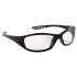 KleenGuard V40 HellRaiser Safety Glasses, Black Frame, Clear Lens (20539)