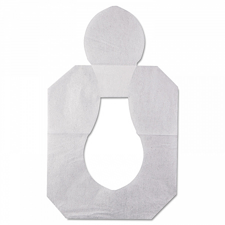 Health Gards Toilet Seat Covers, Half-Fold, 14.25 x 16.5, White, 250/Pack, 10 Boxes/Carton (HG2500)