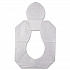 Health Gards Toilet Seat Covers, Half-Fold, 14.25 x 16.5, White, 250/Pack, 10 Boxes/Carton (HG2500)