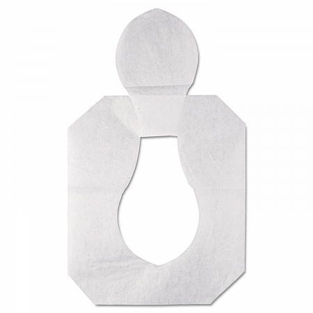 Health Gards Toilet Seat Covers, Half-Fold, 14.25 x 16.5, White, 250/Pack, 4 Packs/Carton (HG1000)