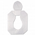 Health Gards Toilet Seat Covers, Half-Fold, 14.25 x 16.5, White, 250/Pack, 4 Packs/Carton (HG1000)
