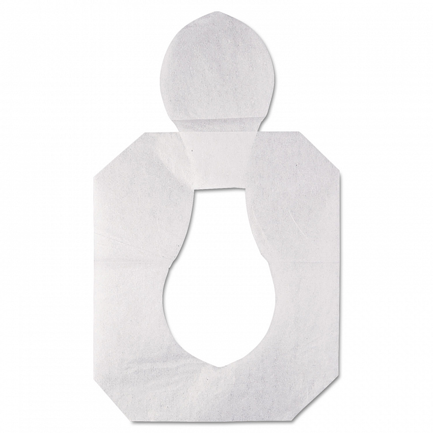 Health Gards Toilet Seat Covers, Half-Fold, 14.25 x 16.5, White, 250/Pack, 4 Packs/Carton (HG1000)
