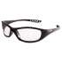 KleenGuard V40 HellRaiser Safety Glasses, Black Frame, Clear Anti-Fog Lens (28615)