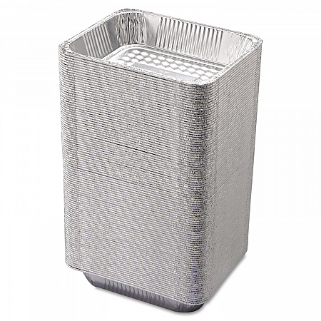 Aluminum Steam Table Pans, Half Size Deep, 2.56