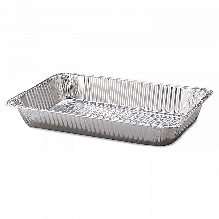 Aluminum Steam Table Pans, Full-Size Deep, 60 Gauge, 3.19