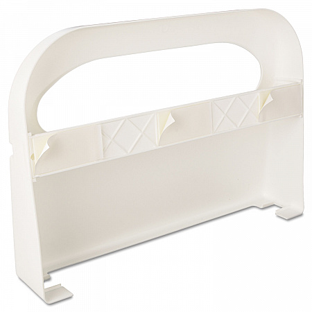 Health Gards Toilet Seat Cover Dispenser, Half-Fold, 16 x 3.25 x 11.5, White, 2/Box (HG12)