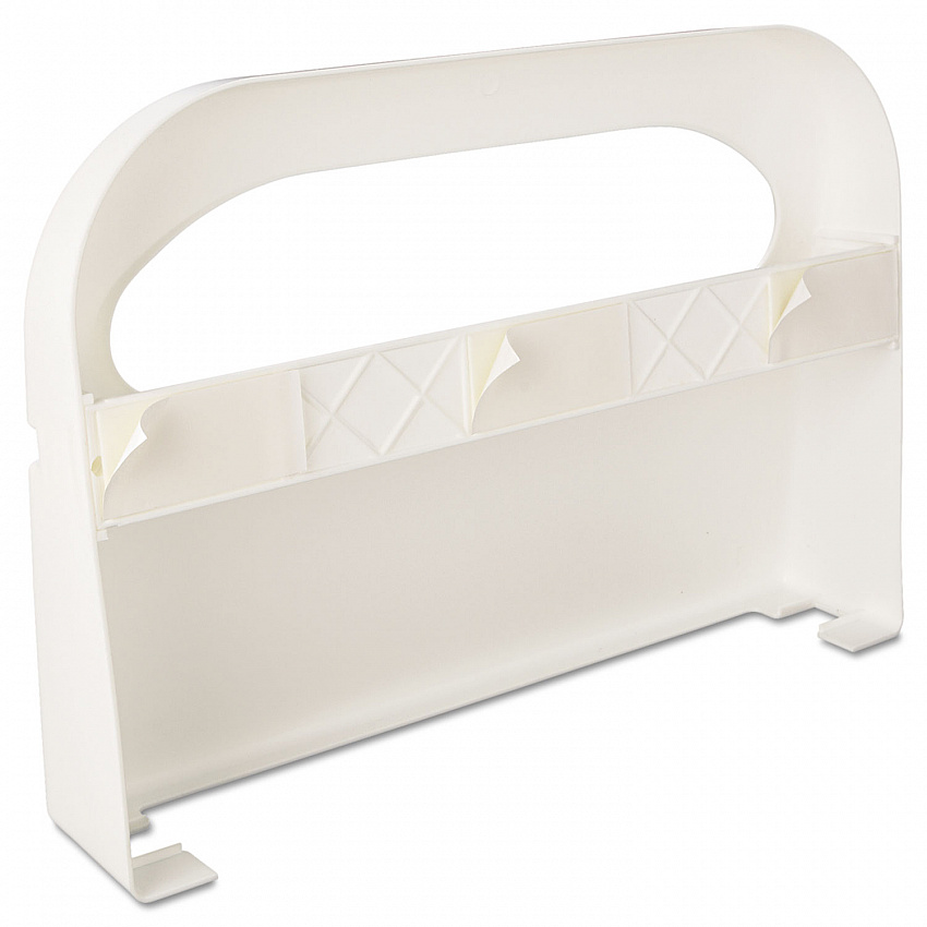 Health Gards Toilet Seat Cover Dispenser, Half-Fold, 16 x 3.25 x 11.5, White, 2/Box (HG12)