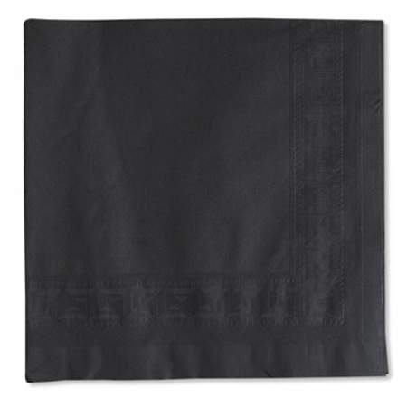 Hoffmaster Tissue/poly Tablecovers, 54" X 108", Black, 25/carton (220613)
