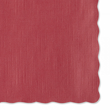 Placemats, Smooth Surface, Scalloped Edges, 13.5