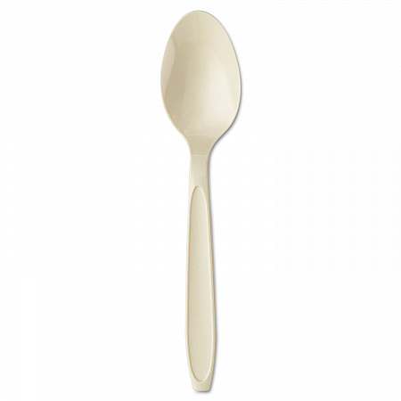 Reliance Mediumweight Cutlery, Spoon, Plastic, Champagne, 1,000/Carton (RSAT)