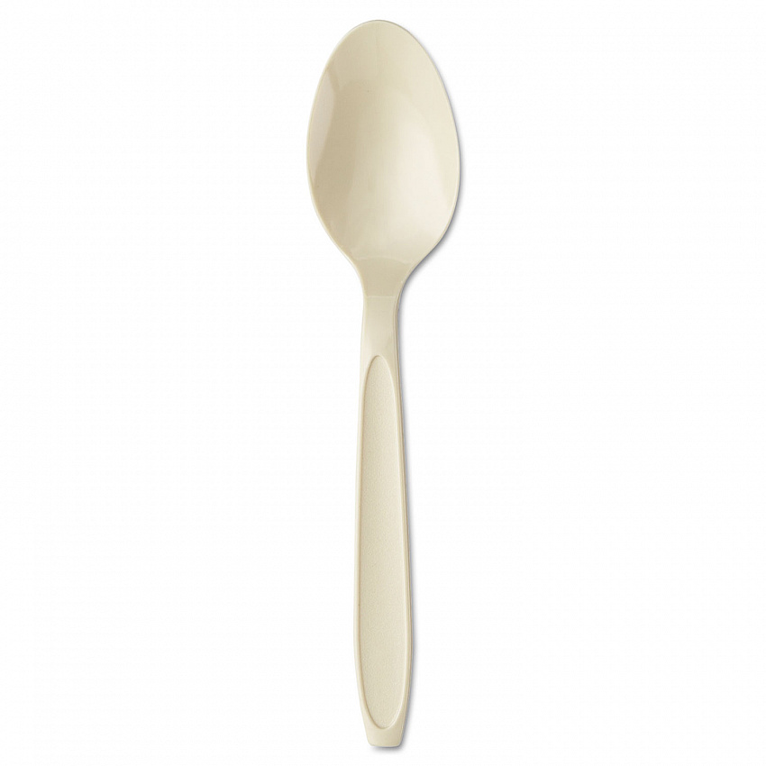 Reliance Mediumweight Cutlery, Spoon, Plastic, Champagne, 1,000/Carton (RSAT)