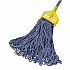 Universal Headband Mop Head, Cotton/Synthetic, 24 oz, Blue, 12/Carton (E238)