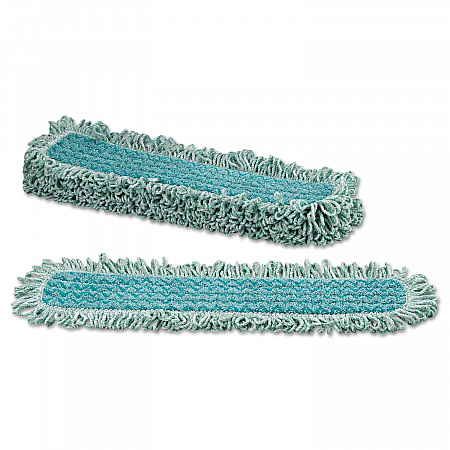 HYGEN Microfiber Fringed Dust Mop Pad, 24w x 9d, Green (Q42600GR00)