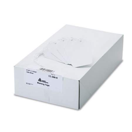 Avery Medium-Weight White Marking Tags, 3 1/4 x 1 15/16, 1,000/Box (12200)