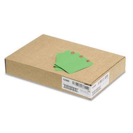 Avery Unstrung Shipping Tags, 11.5 pt. Stock, 4.75 x 2.38, Green, 1,000/Box (12365)
