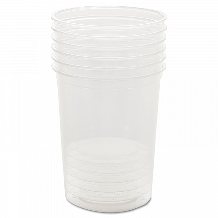 Deli Containers, 32 oz, Clear, Plastic, 50/Pack, 10 Packs/Carton (APCTR32)