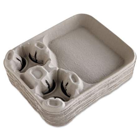 Chinet StrongHolder Molded Fiber Cup/Food Trays, 8 oz to 44 oz, 2 Cups, Beige, 100/Carton (20990CT)