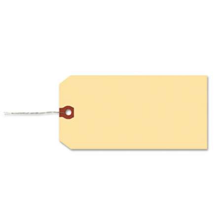 Avery Double Wired Shipping Tags, 11.5 pt. Stock, 4.25 x 2.13, Manila, 1,000/Box (12604)