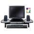 Kensington Flat Panel Monitor Stand with SmartFit, 34" x 14" x 2.5" to 4.5", Black, Supports 35 lbs (60046)