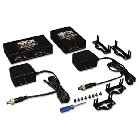 Tripp Lite VGA w/Audio over Cat5/Cat6 Extender Kit, Box-Style Transmitter/Receiver, 1000 ft (B130101A2)