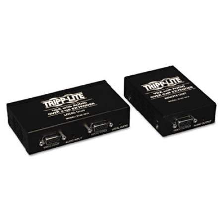 Tripp Lite VGA w/Audio over Cat5/Cat6 Extender Kit, Box-Style Transmitter/Receiver, 1000 ft (B130101A2)