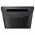 Half-Round Receptacle, 15 gal, Steel, Black (9940BL)