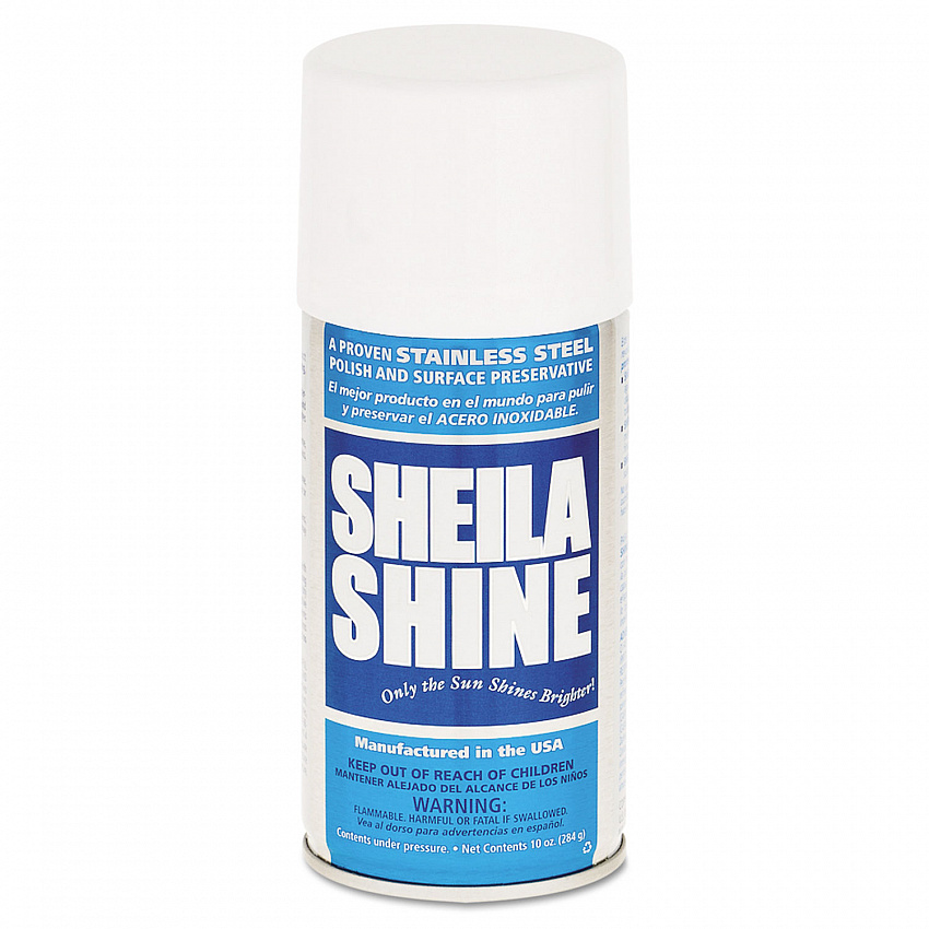 Stainless Steel Cleaner and Polish, 10 oz Aerosol Spray, 12/Carton (1CT)