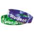 Teacher Created Resources Two-Toned Star Student Wristbands, 5 Designs, Assorted Colors, 10/Pack (6572)