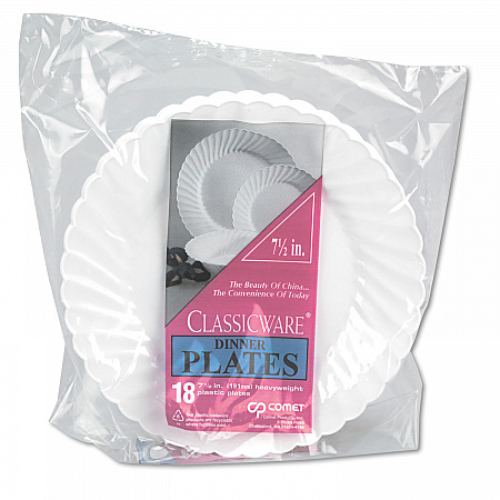 Classicware Plates, Plastic, 7.5