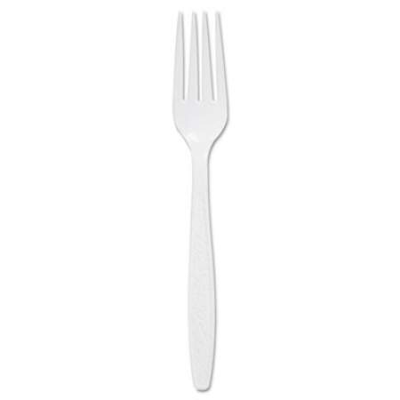 Dart Guildware Extra Heavy Weight Plastic Forks, White, 100/Box (GBX5FW0007BX)