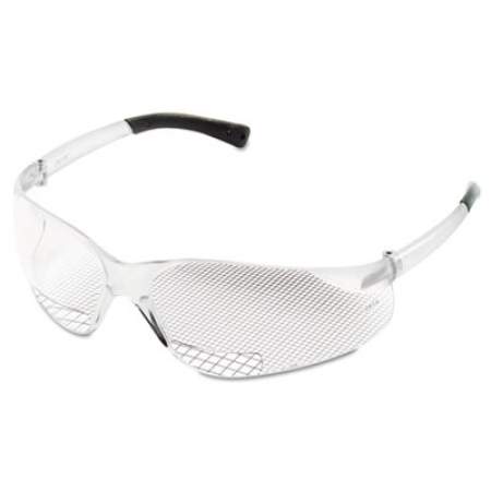 MCR Safety Bearkat Magnifier Protective Eyewear, Clear, 2.5 Diopter (BKH25)