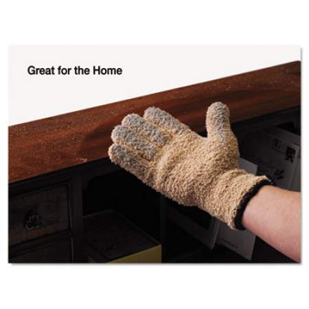 Master Caster CleanGreen Microfiber Dusting Gloves, 5" x 10, Pair (18040)