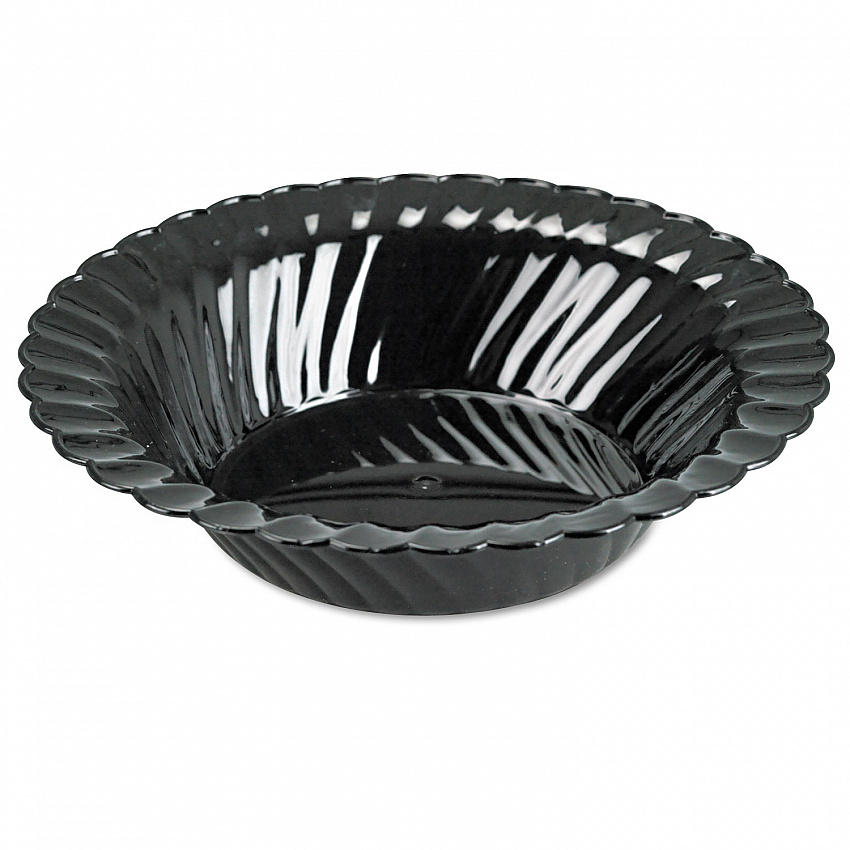 Classicware Plastic Bowls, 10 oz, Black, 180/Carton (CWB10180BK)