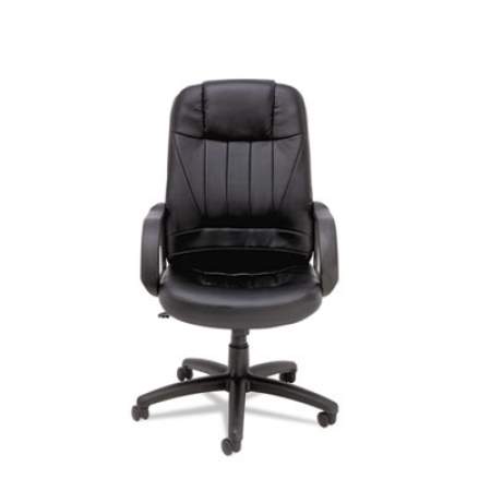 Alera Sparis Executive High-Back Swivel/Tilt Bonded Leather Chair, Supports Up to 275 lb, 18.11" to 22.04" Seat Height, Black (SP41LS10B)