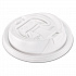 Optima Reclosable Lid, Fits 12 oz to 24 oz Hot Cups, Plastic, White, 100/Pack, 10 Packs/Carton (16RCL)