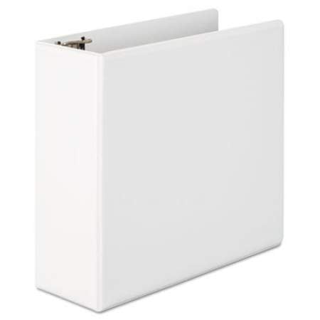 Wilson Jones Heavy-Duty D-Ring View Binder with Extra-Durable Hinge, 3 Rings, 4" Capacity, 11 x 8.5, White (38554W)