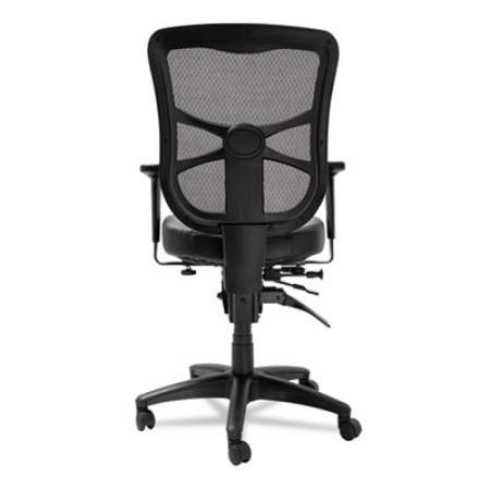 Alera Elusion Series Mesh Mid-Back Multifunction Chair, Supports Up to 275 lb, 17.7" to 21.4" Seat Height, Black (EL4215)