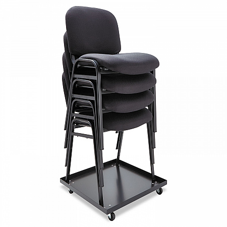 Stacking Chair Dolly, Metal, 320 lb Capacity, 22.44